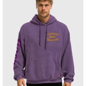 Aviator Nation x LSU Tiger 2025 Purple Hoodie