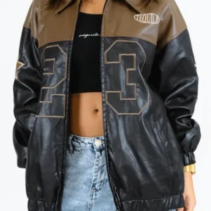 Major League Margarita Club Oversized Leather Jacket
