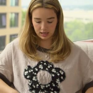 Baylen Out Loud S02 Baylen Dupree Black Floral Top