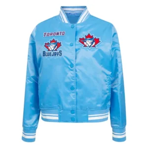 MLB Toronto Blue Jay Satin Varsity Jacket