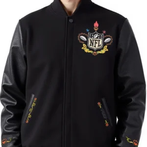 NFL Mexico Until Death Collage Varsity Jacket
