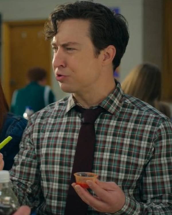English Teacher S02 Brian Jordan Alvarez Check Shirt
