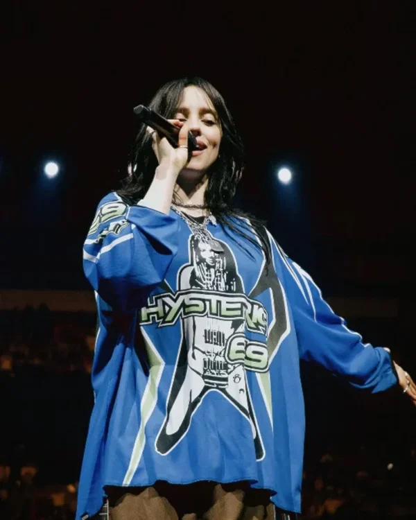 Billie Eilish Hit Me Hard And Soft Tour Miami Blue Jersey