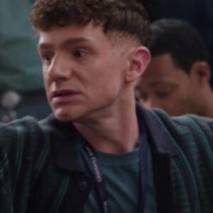 Abbott Elementary S05 Chris Perfetti Green Cardigan Top