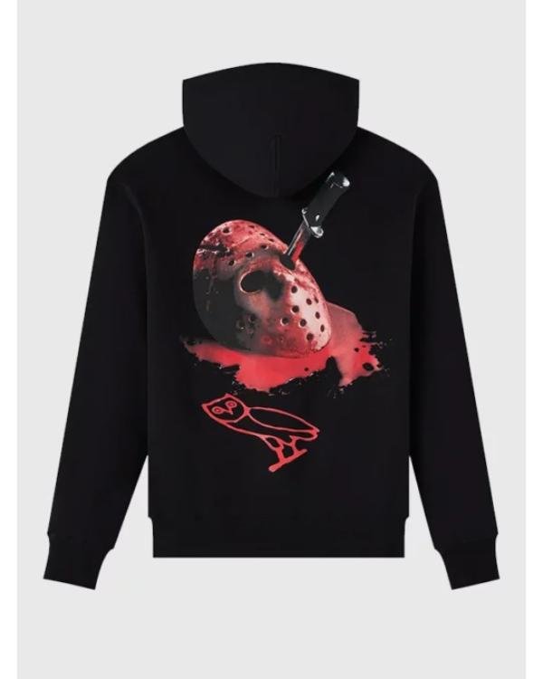 Friday The 13th Mask Black Hoodie - Image 2