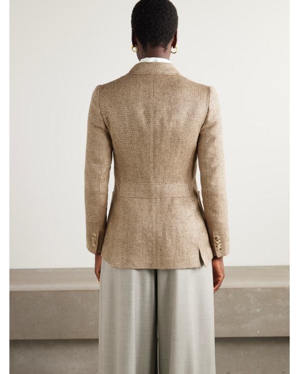 The Today Show 2025 Jennifer Lopez Brown Tweed Blazer