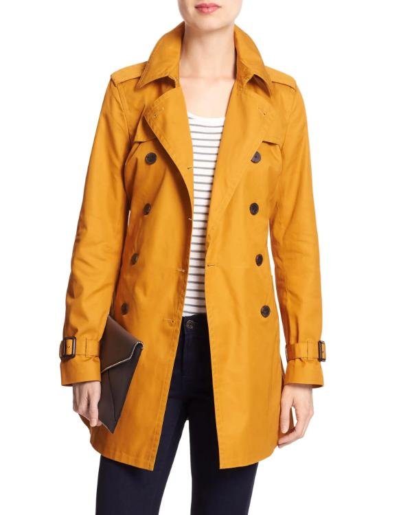 Murder In A Small Town S02 Ellie Harvie Yellow Trench Coat