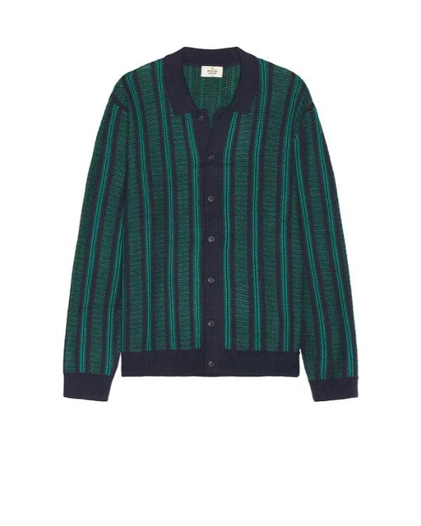 Abbott Elementary S05 Chris Perfetti Green Cardigan Top - Image 2