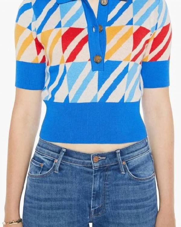 English Teacher S02 Stephanie Koenig Multicolor Sweater