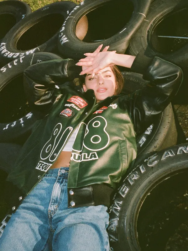 Toni Breidinger 818 Tequila Green Racing Jacket - Image 3