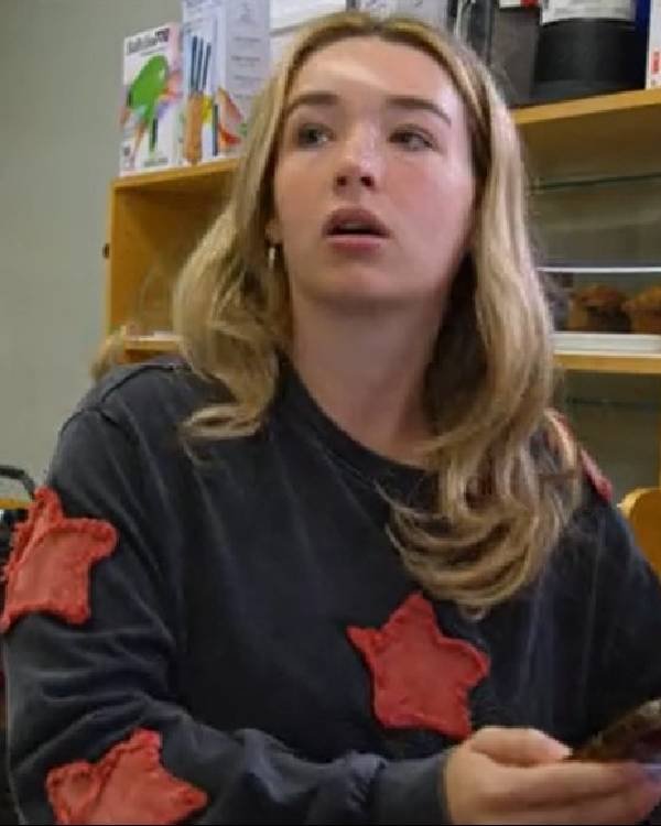 Baylen Out Loud S02 Baylen Dupree Stars Knitted Sweater - Image 3