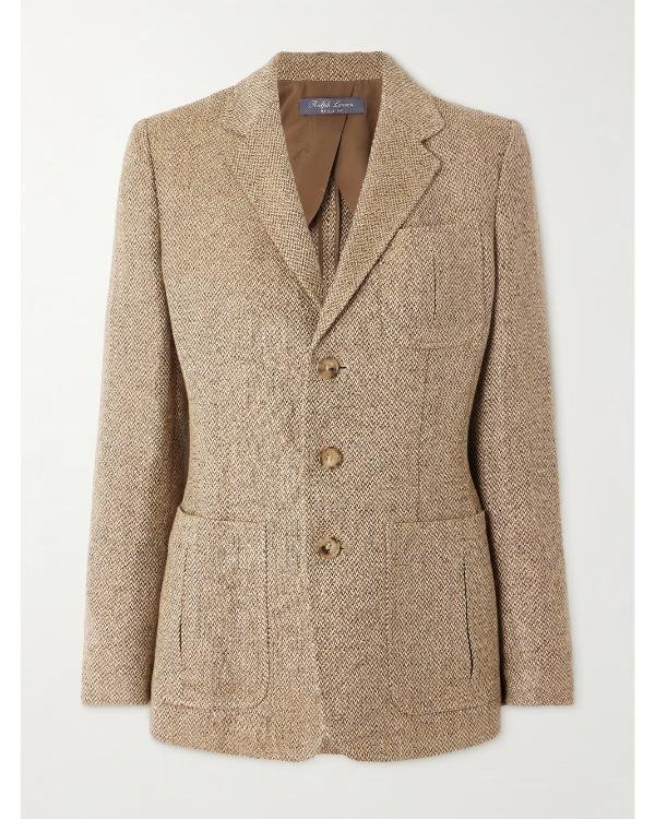 The Today Show 2025 Jennifer Lopez Brown Tweed Blazer