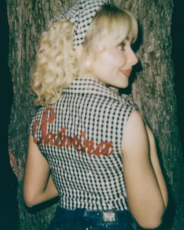 Sabrina Carpenter Austin City Limits Checked Shirt