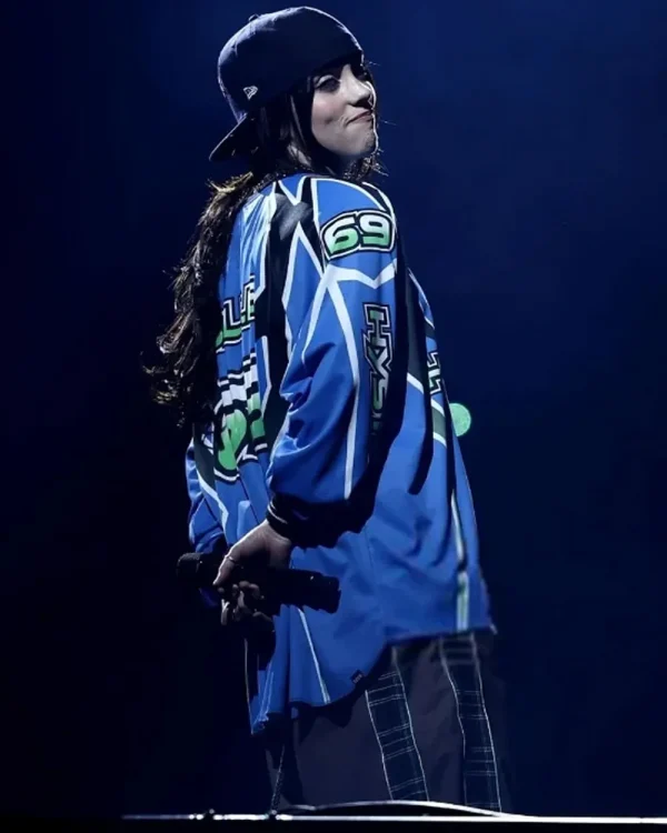 Billie Eilish Hit Me Hard And Soft Tour Miami Blue Jersey