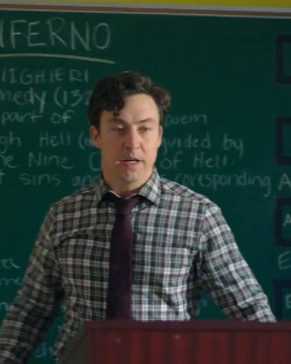 English Teacher S02 Brian Jordan Alvarez Check Shirt