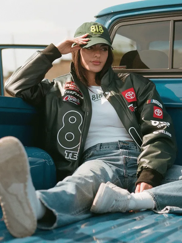 Toni Breidinger 818 Tequila Green Racing Jacket - Image 4