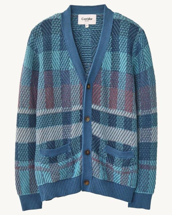 Elsbeth S03 Ben Levi Ross Blue Plaid Cardigan