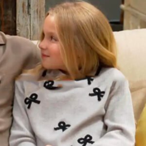 The Bold And The Beautiful Kelly Spencer Grey Bow Sweater