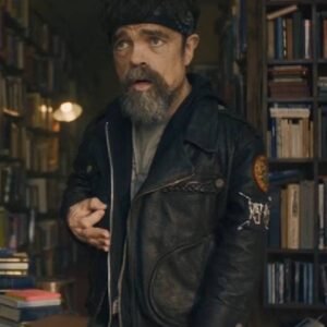 The Lowdown S01 Peter Dinklage Black Leather Jacket