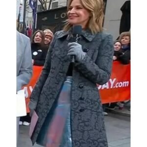 The Today Show 2025 Savannah Guthrie Paisley Print Coat