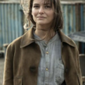 The Walking Dead Daryl Dixon S03 Beige Suede Crop Jacket