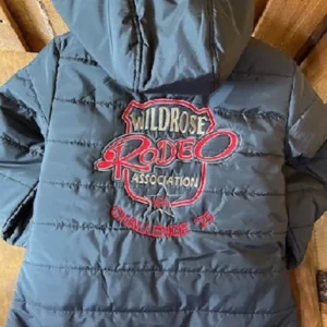 Wildrose Rodeo Association Grey Quilted Jacket