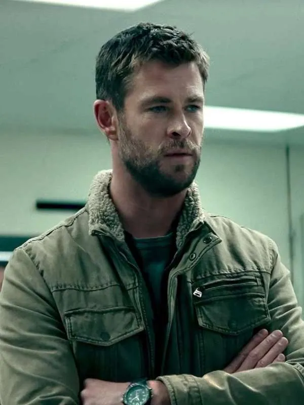 Chris Hemsworth 12 Strong Green Jacket