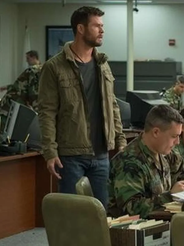 Chris Hemsworth 12 Strong Green Jacket - Image 2