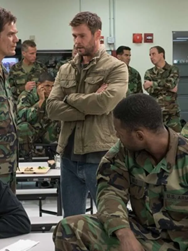 Chris Hemsworth 12 Strong Green Jacket - Image 3
