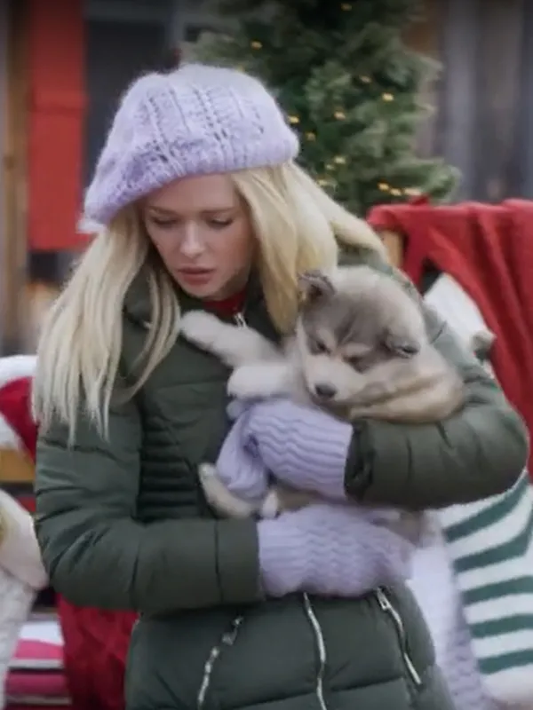 A Christmas Angel Match 2025 Mirabelle Puffer Jacket