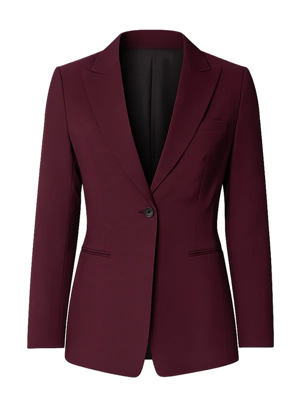 A Man On The Inside Lilah Richcreek Purple Blazer - Image 2
