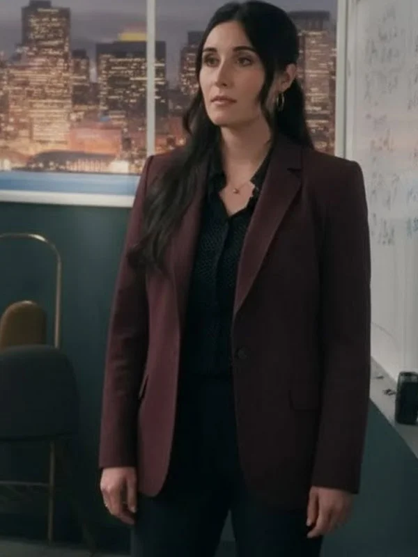 A Man On The Inside Lilah Richcreek Purple Blazer