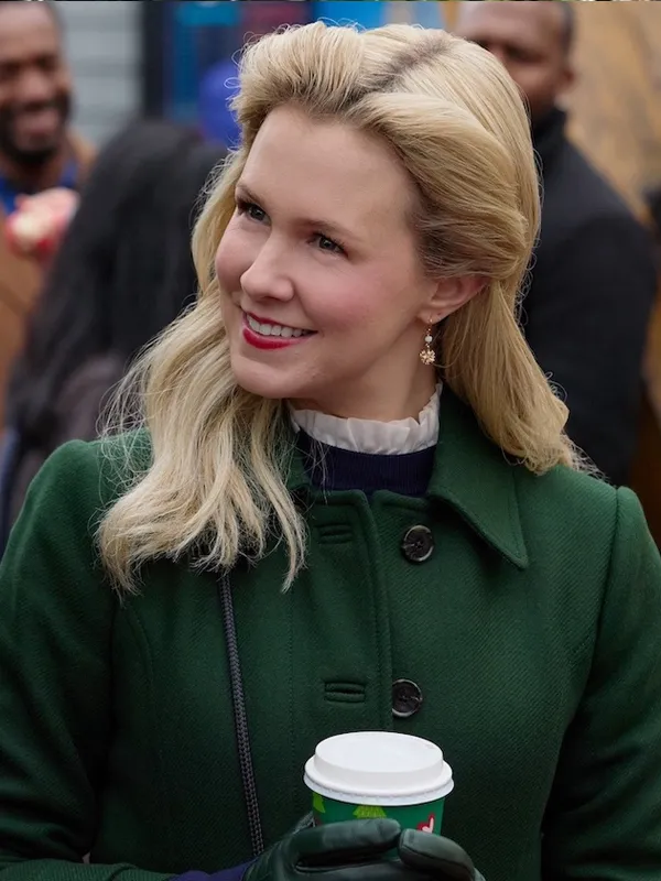 A Newport Christmas 2025 Ella Green Blend Coat