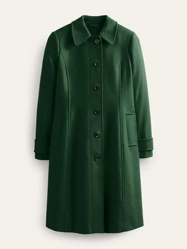 A Newport Christmas 2025 Ella Green Blend Coat