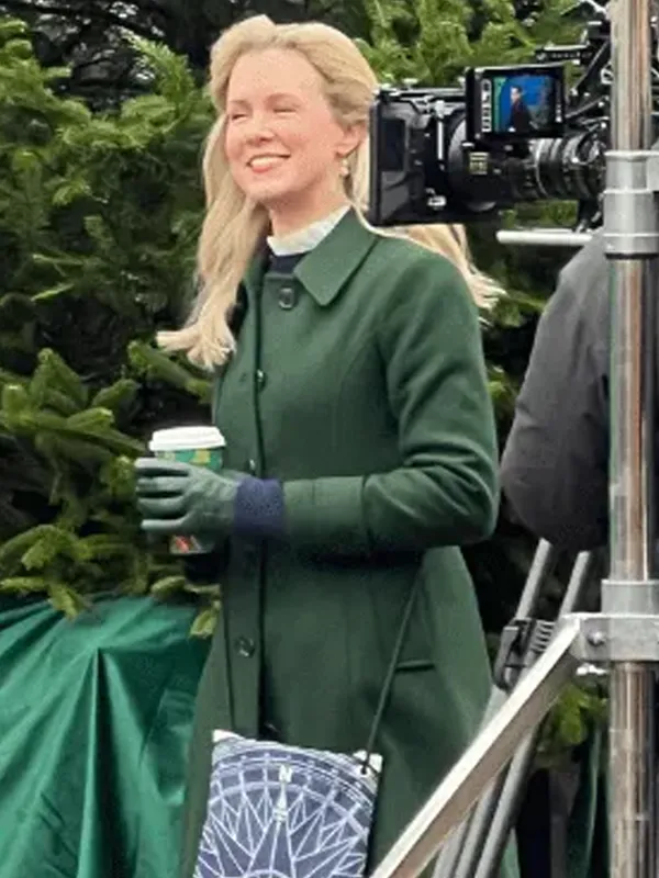 A Newport Christmas 2025 Ella Green Blend Coat