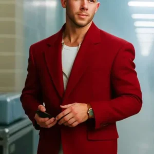 A Very Jonas Christmas Jonas Red Blazer