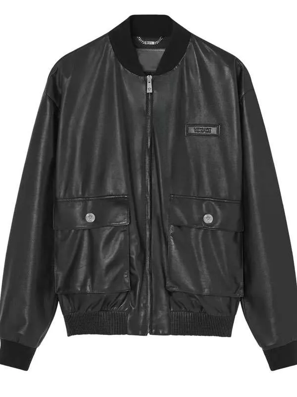 Alison Victoria Sin City Rehab Bomber Leather Jacket