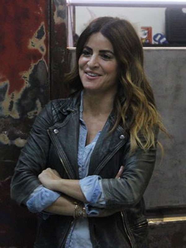 Alison Victoria Sin City Rehab Biker Leather Jacket