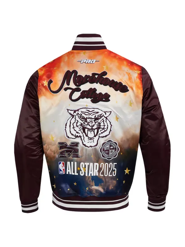 All-Star Game 2025 Morehouse Collage Satin Jacket