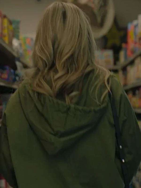 Inspired by: Annaleigh Ashford External Material: Cotton Fabric Inner Lining: Viscose Lining Front: Buttoned Closure Collar: Hooded Collar Color: Green Pockets: Two Outside and One Inside Sleeves: Full-length Sleeves