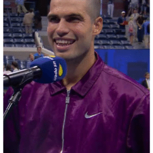 Carlos Alcaraz 2025 US Open Purple Jacket