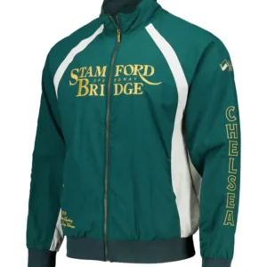 Chelsea Stamford Bridge Speedway Green Track Jacket