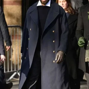Bridget Jones Leicester Square Chiwetel Ejiofor Wool Coat
