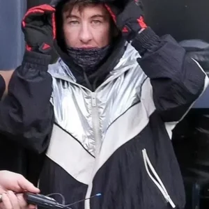 Crime 101 Barry Keoghan Track Biker Jacket