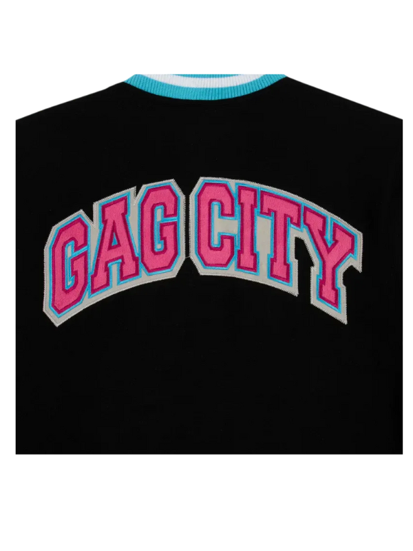 Gag City Black Varsity Jacket