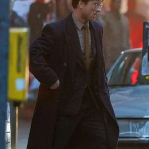 Glen Powell The Running Man Trench Coat