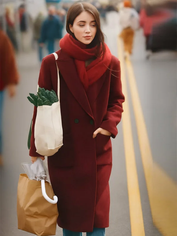 LA 2025 Caylee Cowan Wool Coat