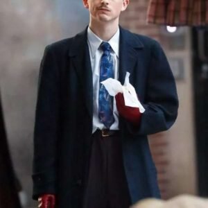 Timothée Chalamet Marty Supreme Black Coat