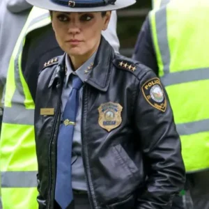 Mila Kunis Wake Up Dead Man Bomber Leather Jacket