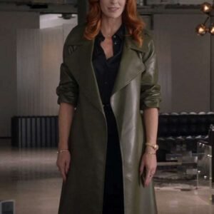 Monica Stevens The Rookie S06 Green Trench Coat